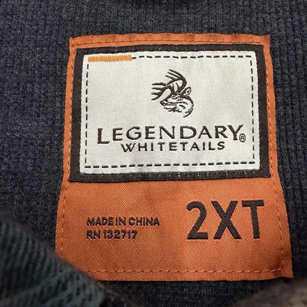 Legendary Whitetails Men's 2XT Plaid Flannel Shirt Jacket Thermal Lined Snaps - Picture 2 of 9